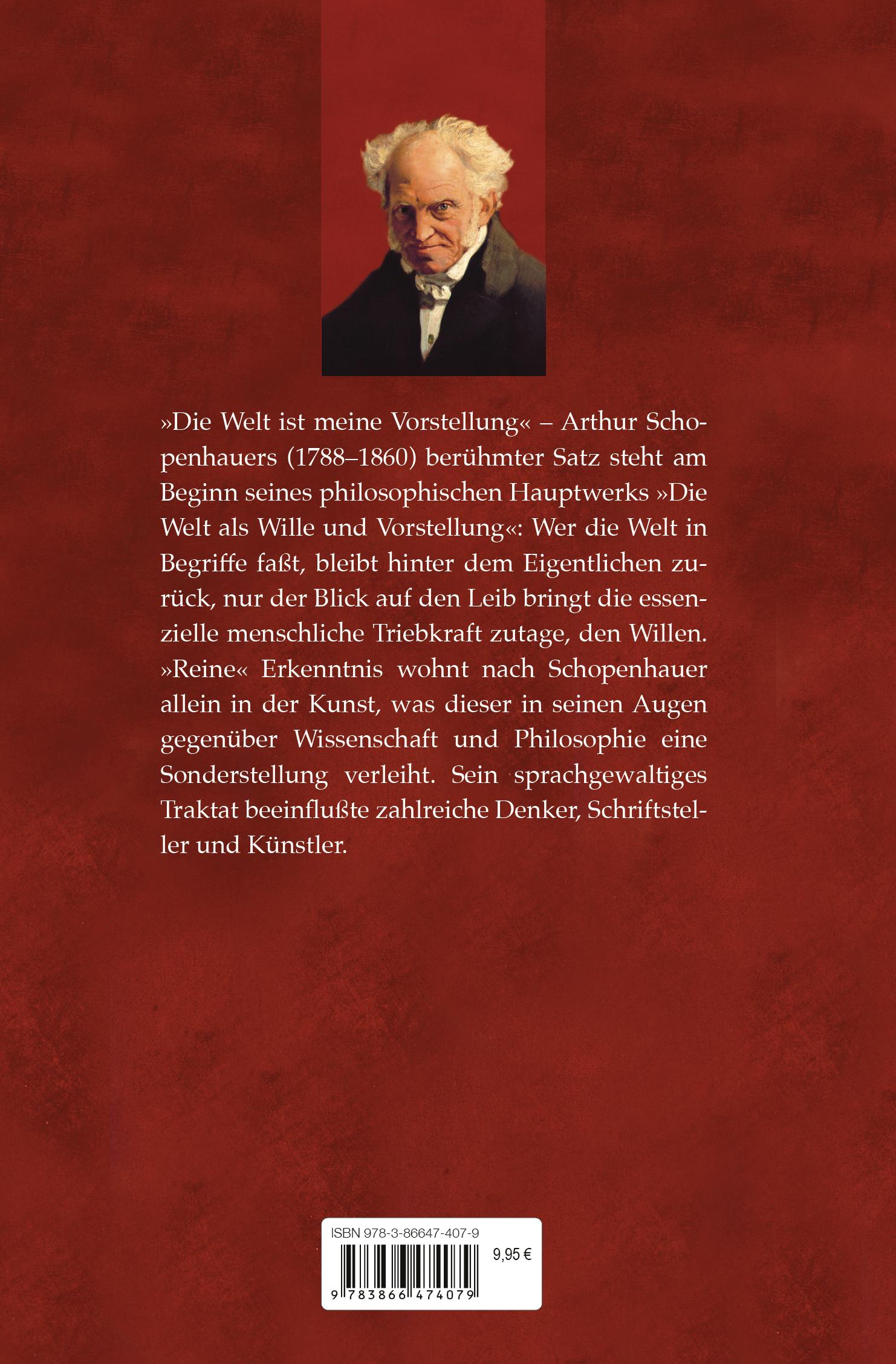 Bild: 9783866474079 | Die Welt als Wille und Vorstellung | Arthur Schopenhauer | Buch | 2009