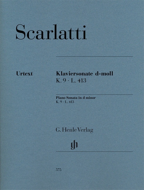 Cover: 9790201805757 | Piano Sonata In D Minor K.9 L.413 | Piano Sonata in d minor K.9, L.413