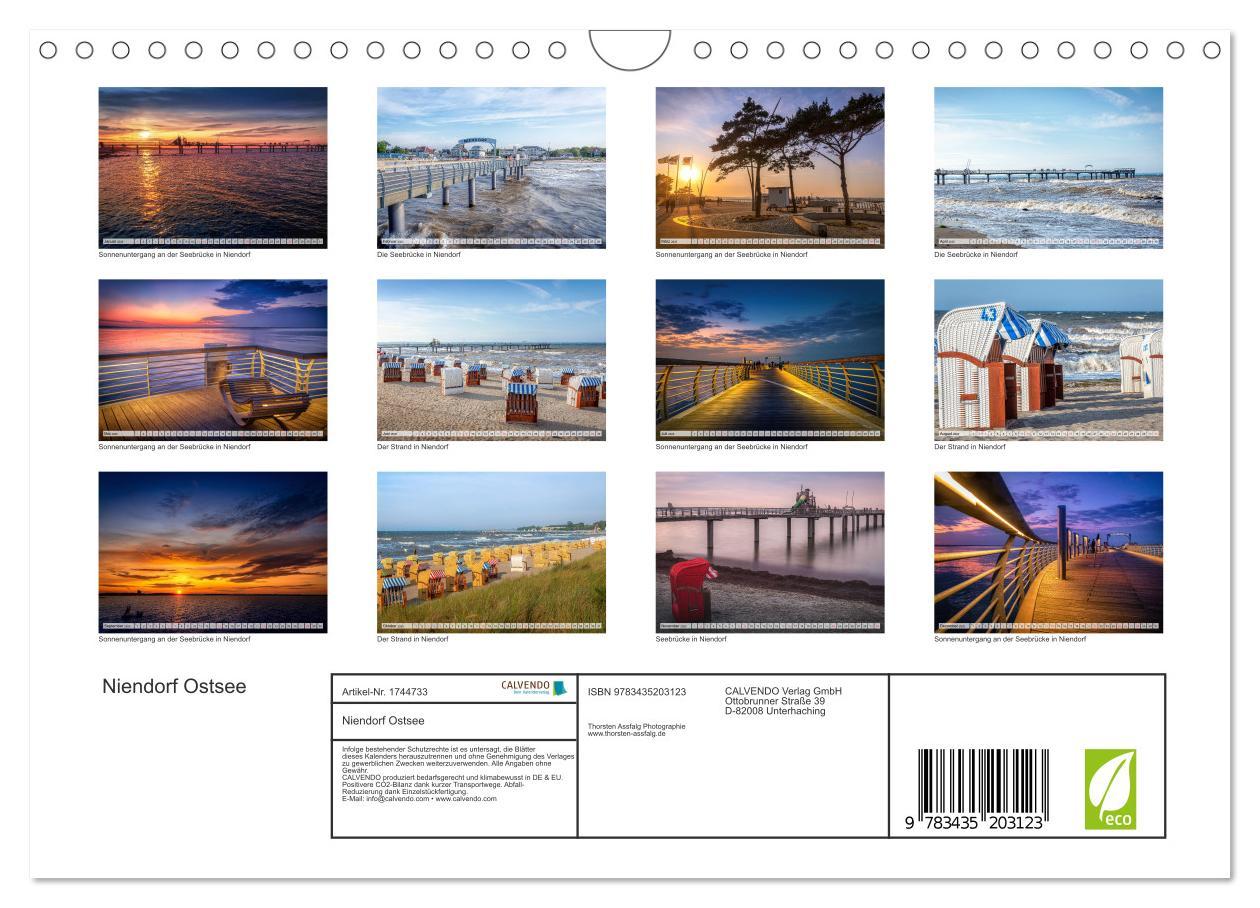 Bild: 9783435203123 | Niendorf Ostsee (Wandkalender 2025 DIN A4 quer), CALVENDO...