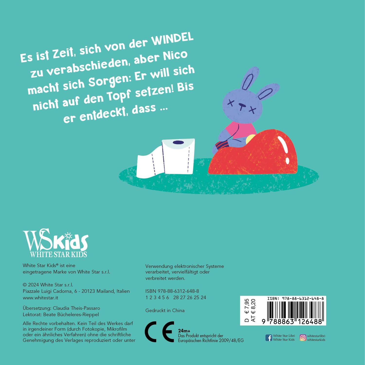 Rückseite: 9788863126488 | Tschüss Windel! (Großwerden mit Nico) | Altea Villa | Buch | 12 S.