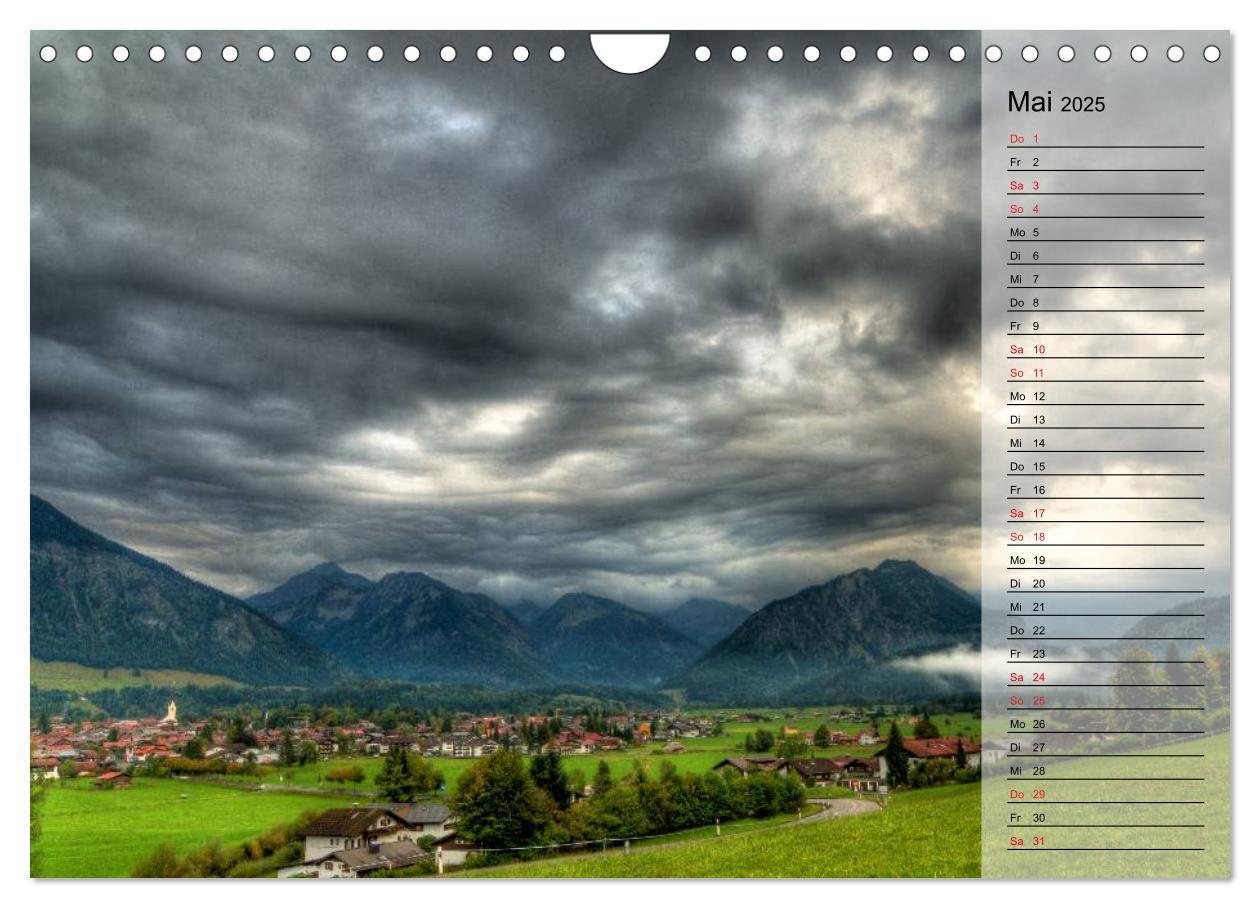 Bild: 9783435808267 | Das Oberstdorfer Allgäu (Wandkalender 2025 DIN A4 quer), CALVENDO...