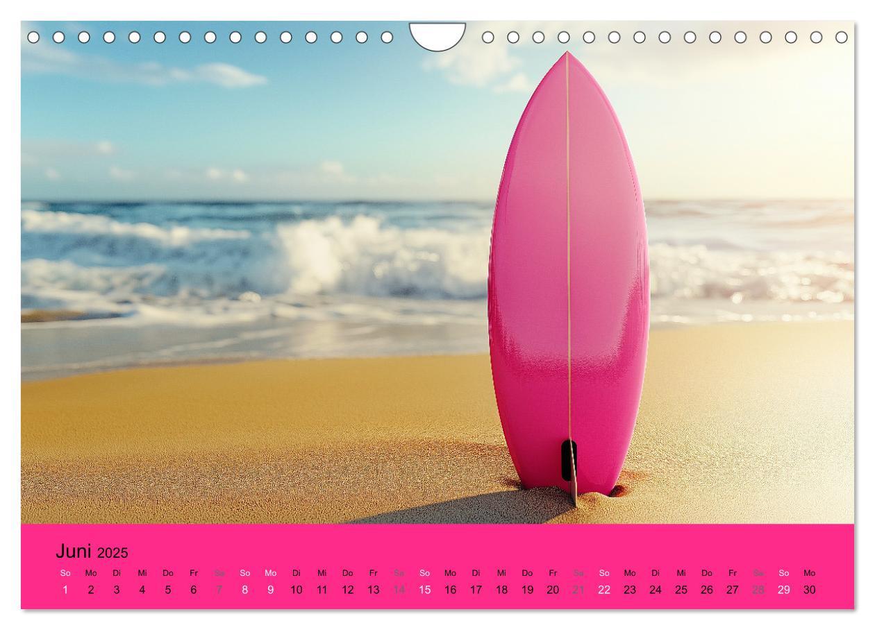 Bild: 9783457203873 | Kalender in PINK (Wandkalender 2025 DIN A4 quer), CALVENDO...