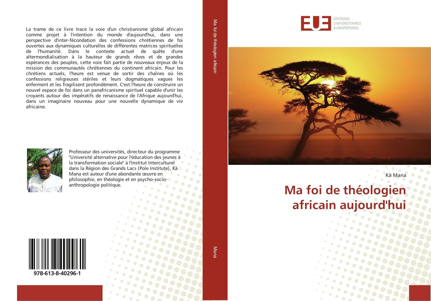 Cover: 9786138402961 | Ma foi de théologien africain aujourd'hui | Kä Mana | Taschenbuch