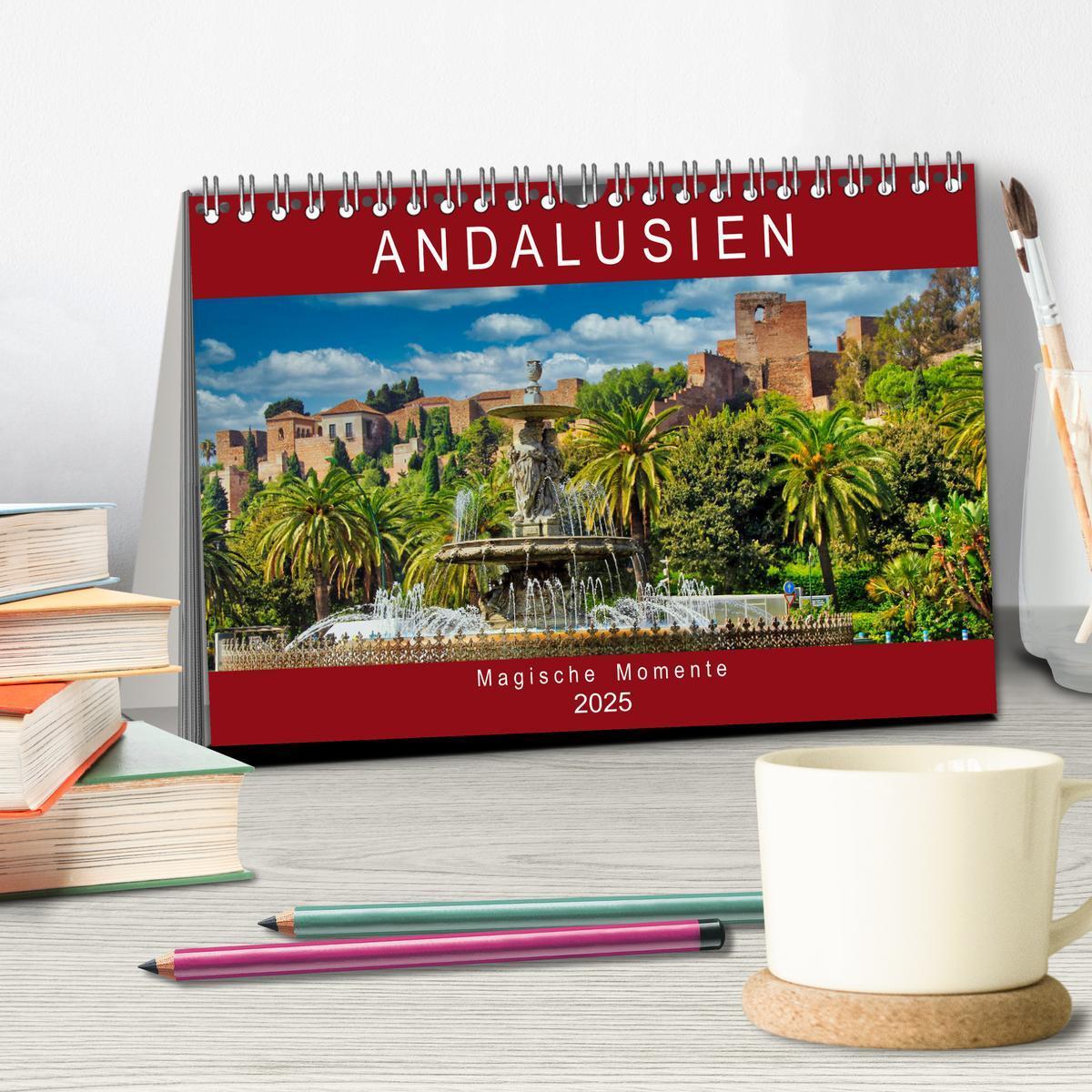 Bild: 9783435085835 | Andalusien - Magische Momente (Tischkalender 2025 DIN A5 quer),...