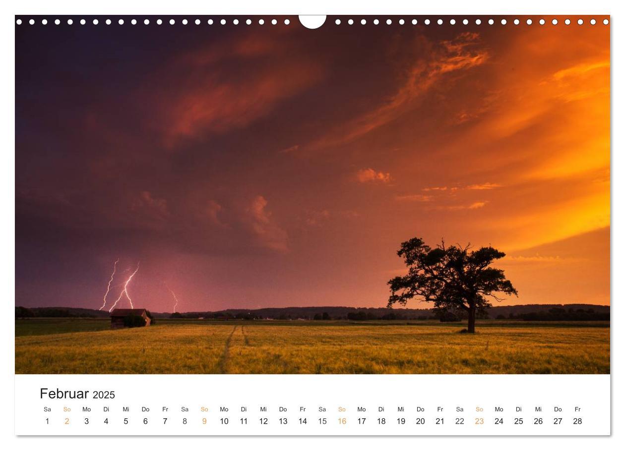 Bild: 9783435774999 | Faszination Gewitter (Wandkalender 2025 DIN A3 quer), CALVENDO...