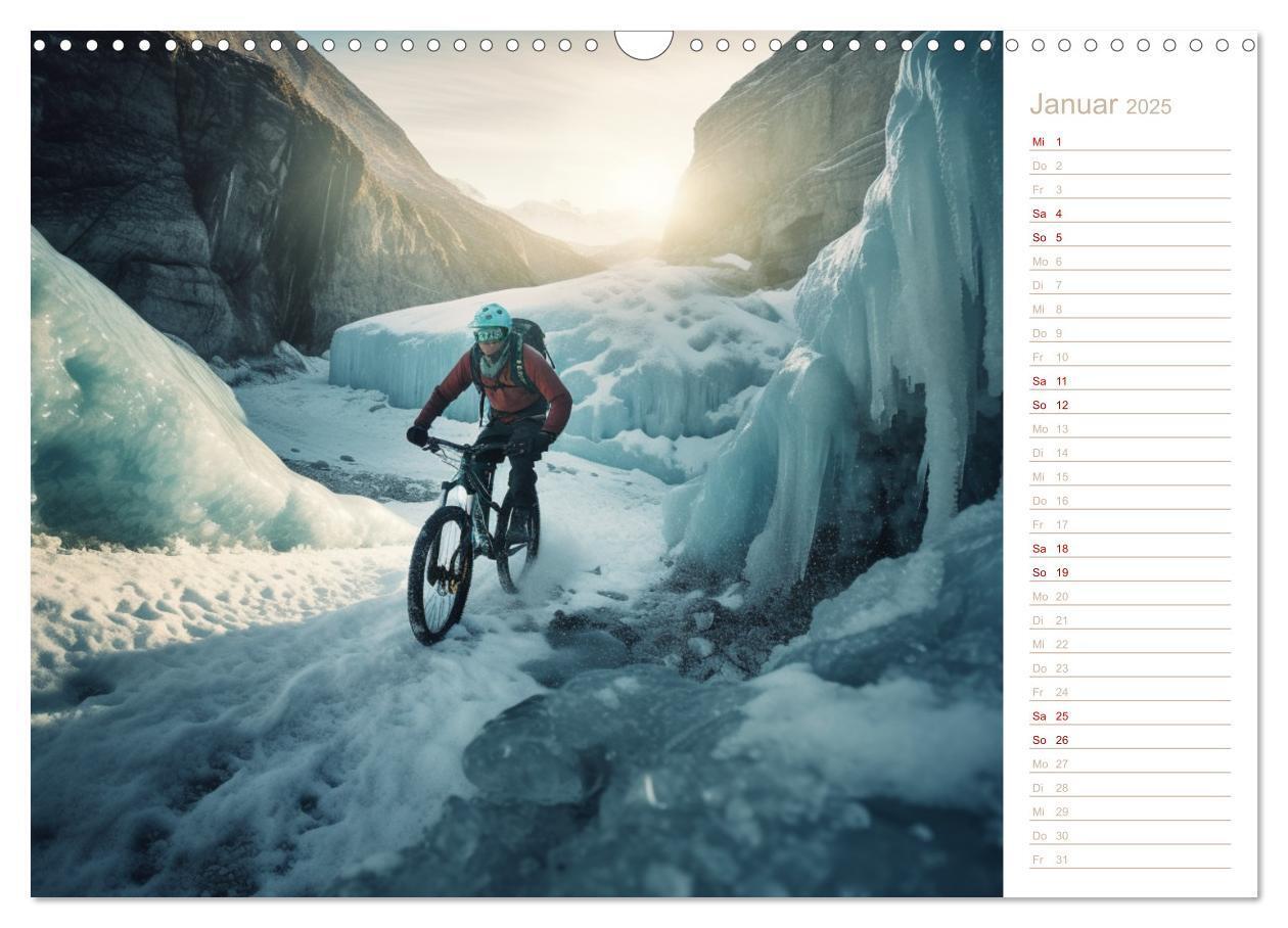 Bild: 9783383870477 | Mit dem Mountainbike durch die Welt (Wandkalender 2025 DIN A3...