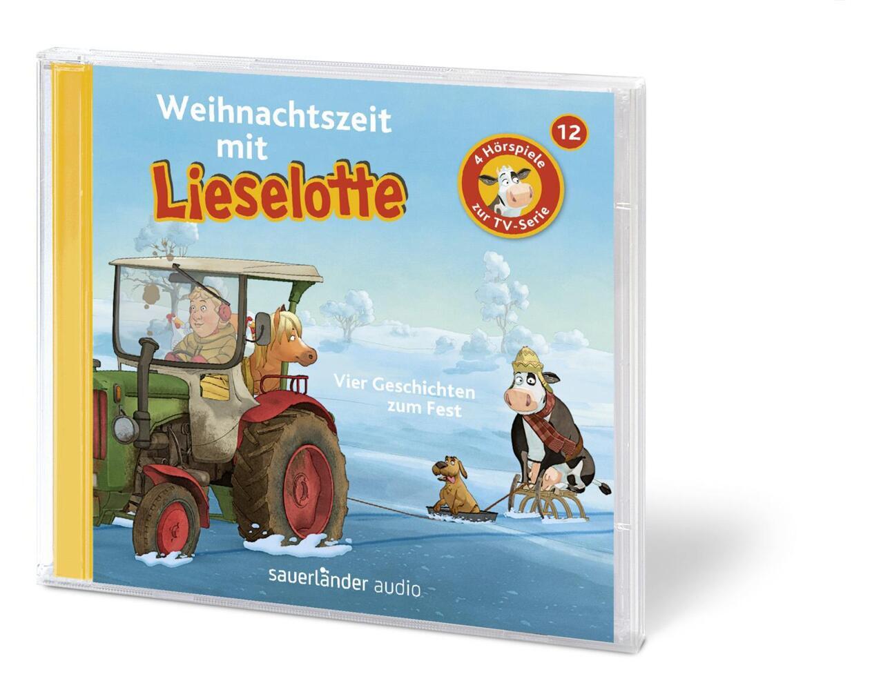 Bild: 9783839849484 | Weihnachtszeit mit Lieselotte, 1 Audio-CD | Vier Hörspiele - Folge 12