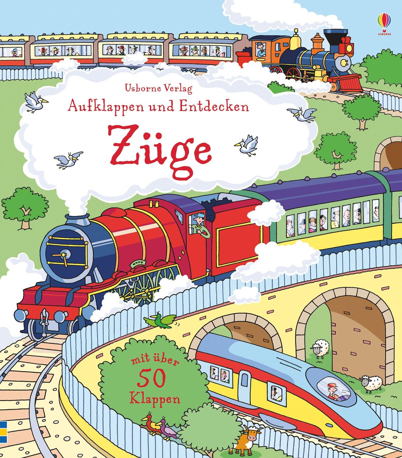 Cover: 9781782324706 | Aufklappen und Entdecken: Züge | Alex Frith | Buch | 14 S. | Deutsch