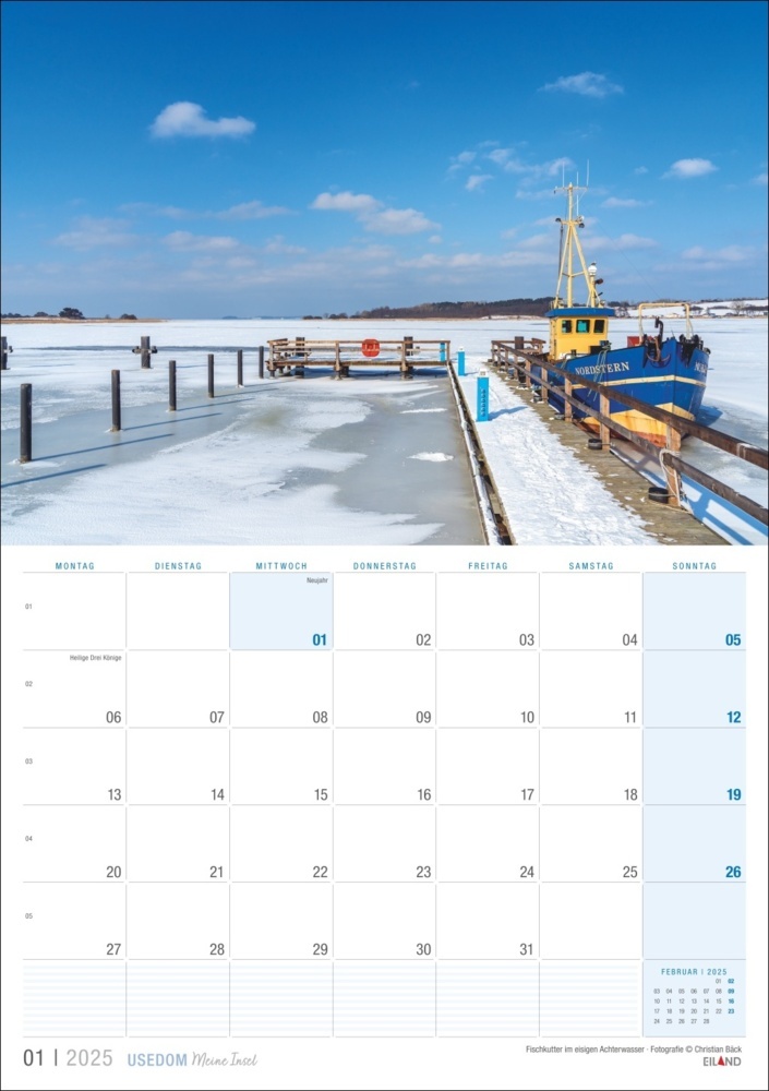 Bild: 9783964023490 | Usedom ...meine Insel Kalender 2025 | Kalender | 13 S. | Deutsch