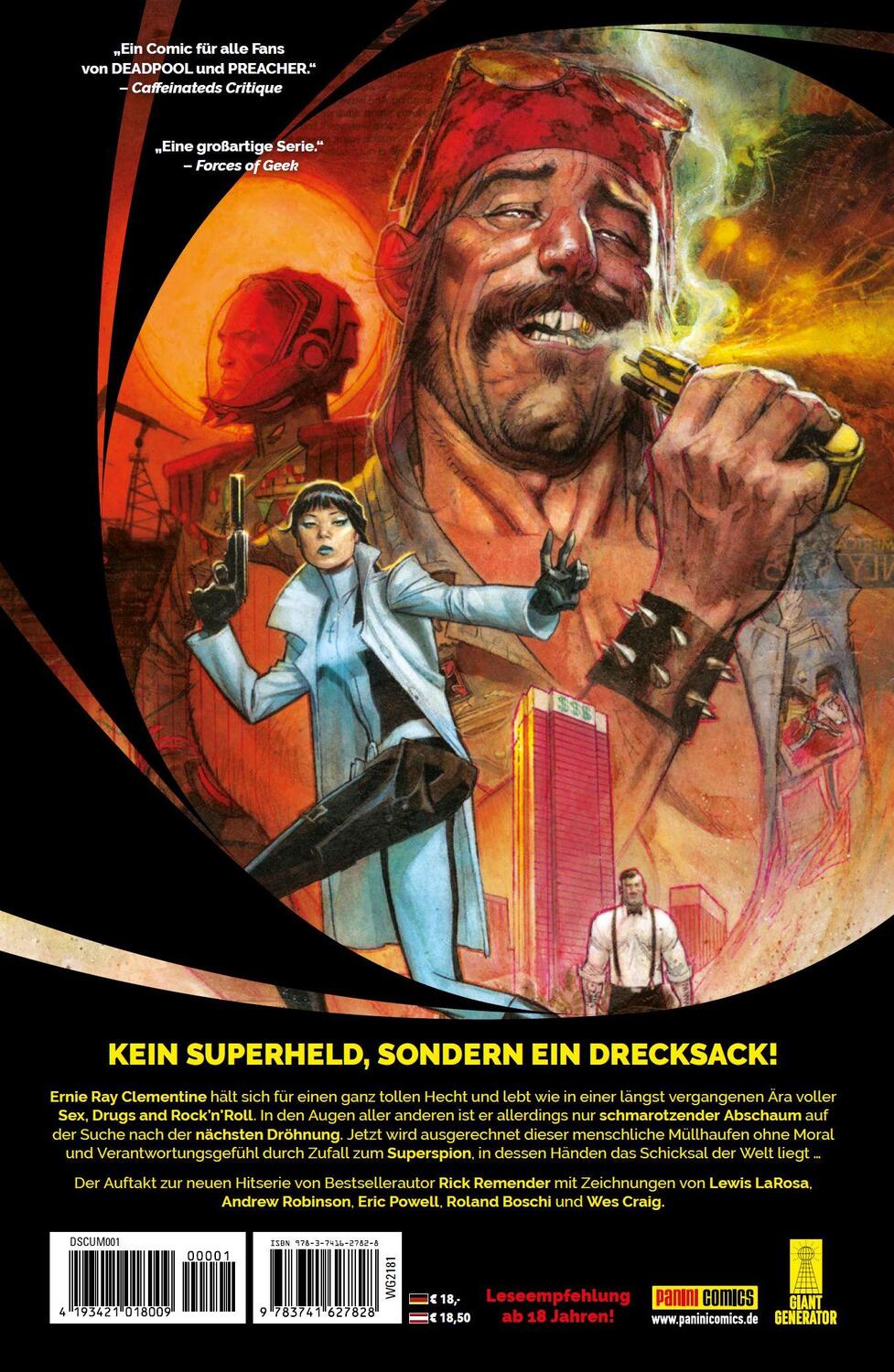 Rückseite: 9783741627828 | The Scumbag | Bd. 1: Kokainfinger | Rick Remender (u. a.) | Buch