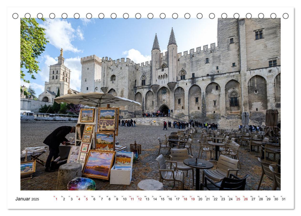 Bild: 9783457141625 | In den Gassen von Avignon (Tischkalender 2025 DIN A5 quer),...