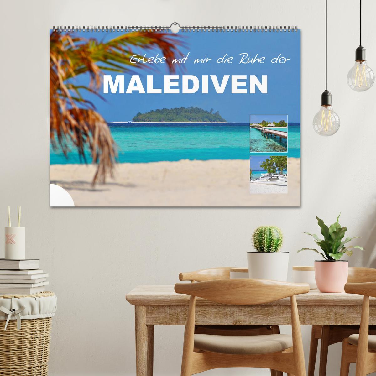 Bild: 9783435115709 | Erlebe mit mir die Ruhe der Malediven (Wandkalender 2025 DIN A2...