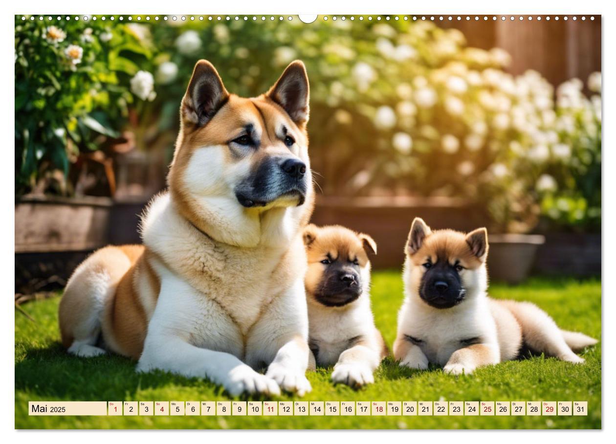 Bild: 9783457071700 | Akita Inu - Inbegriff der Treue (Wandkalender 2025 DIN A2 quer),...