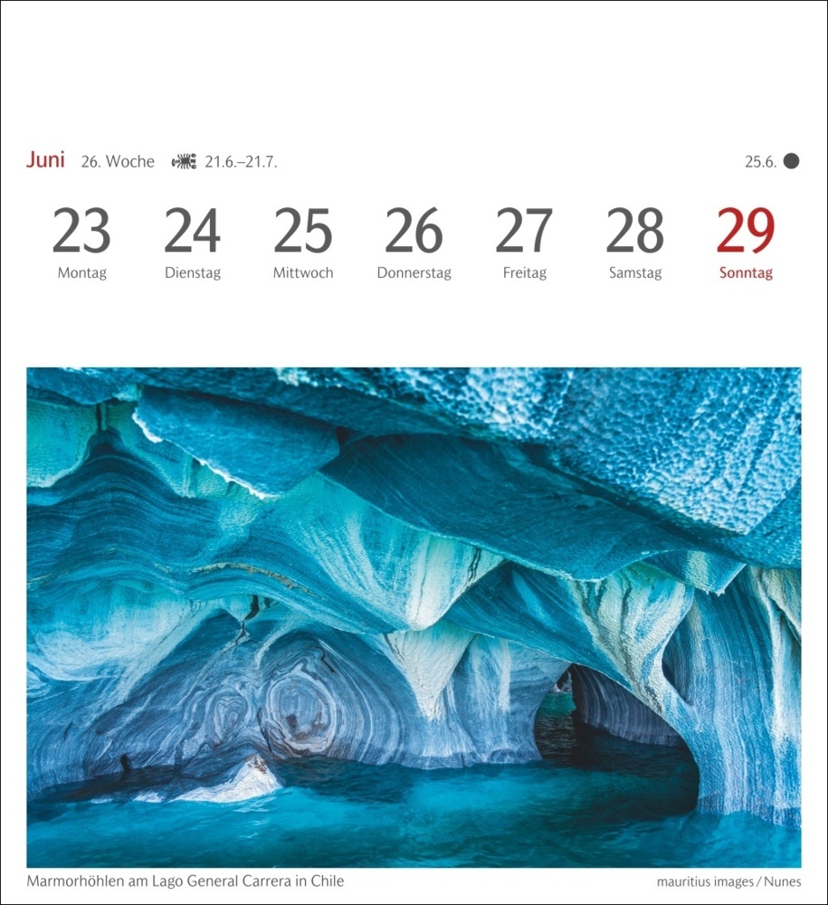 Bild: 9783840034268 | Farben der Natur Postkartenkalender 2025 - Wochenkalender mit 53...