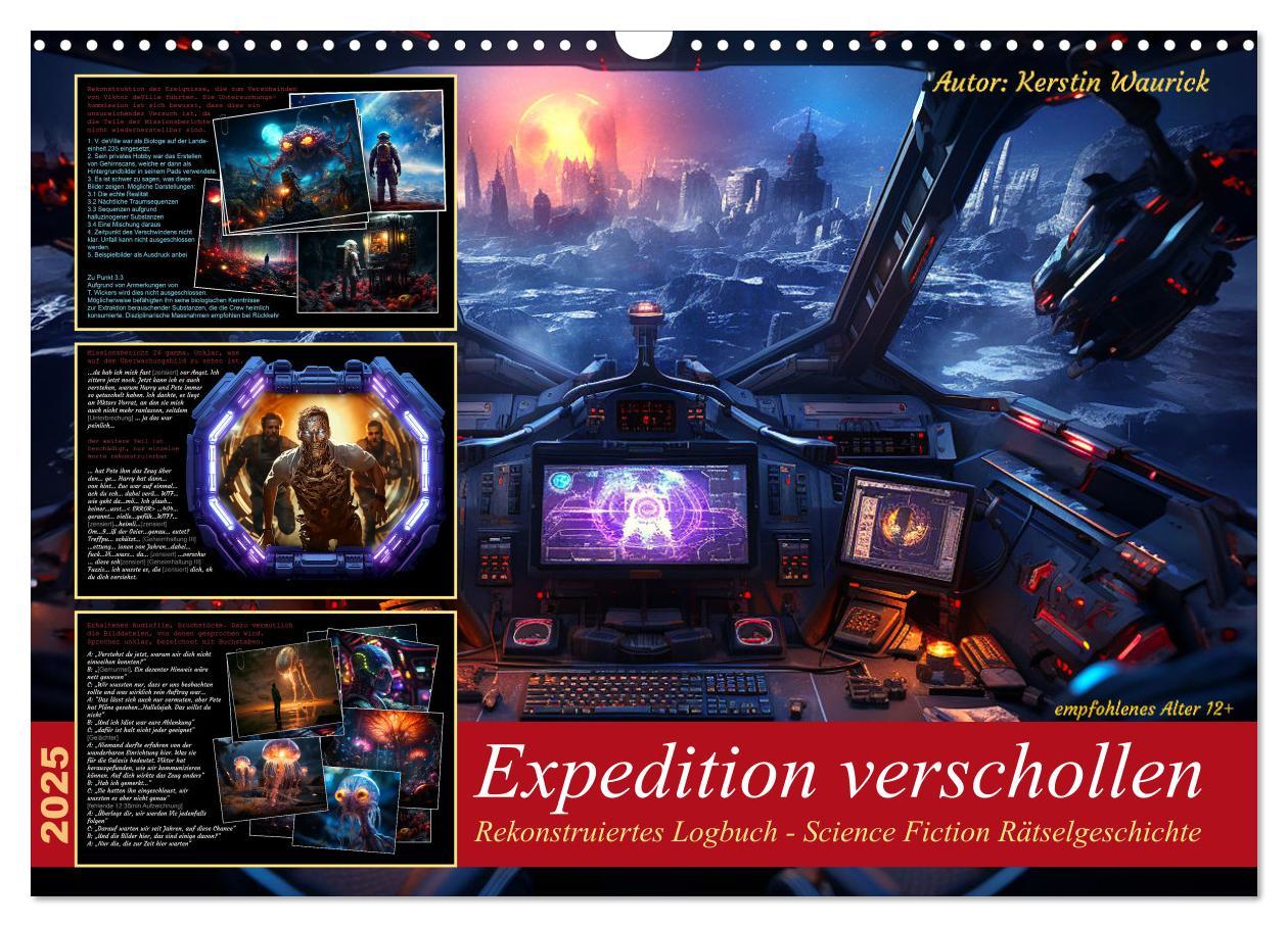 Cover: 9783383892523 | Expedition verschollen (Wandkalender 2025 DIN A3 quer), CALVENDO...