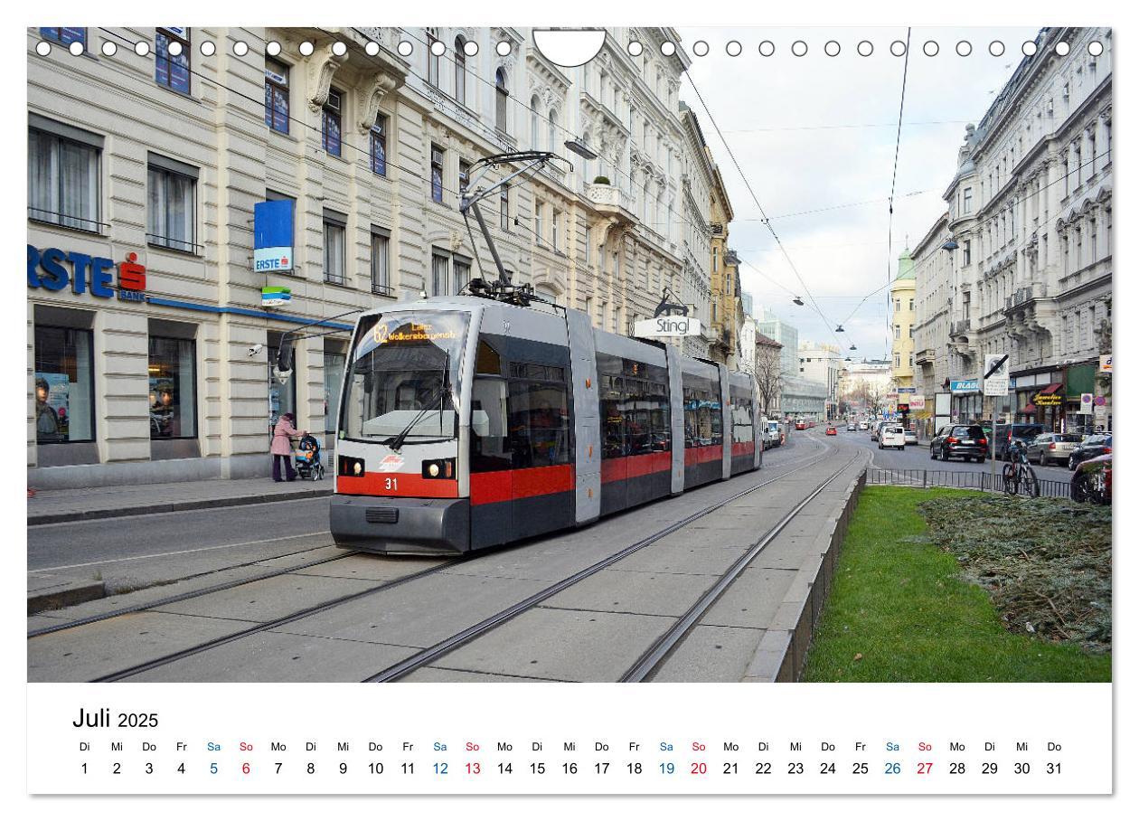 Bild: 9783435334902 | Mit der Bim durch Wien - Die Wiener Straßenbahn (Wandkalender 2025...