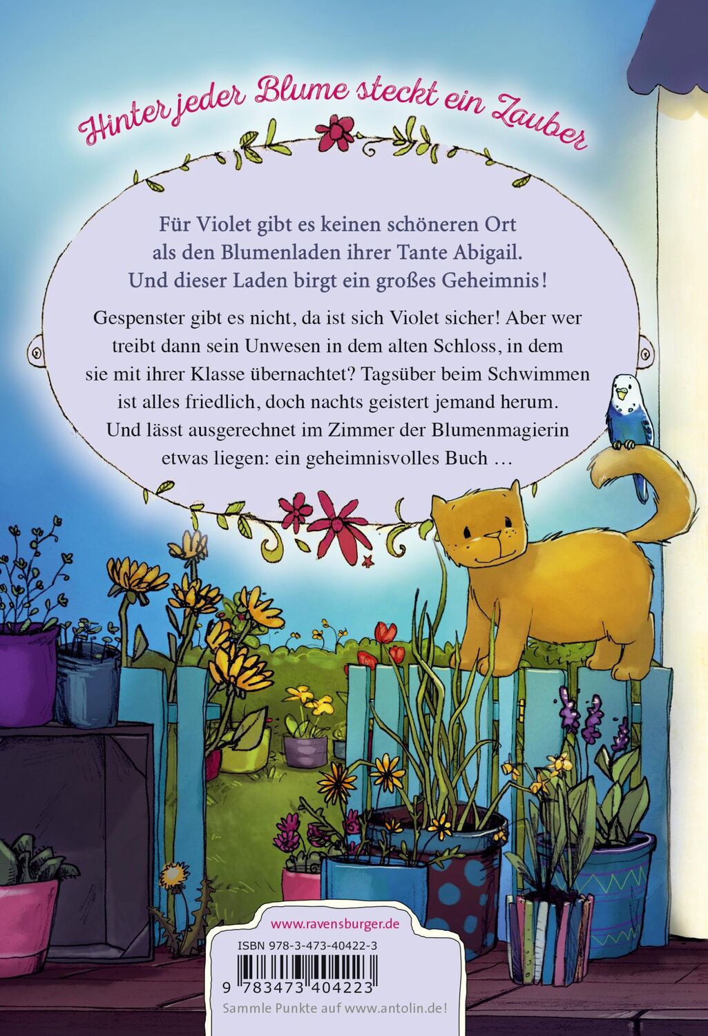 Rückseite: 9783473404223 | Der magische Blumenladen, Band 12: Eine unheimliche Klassenfahrt