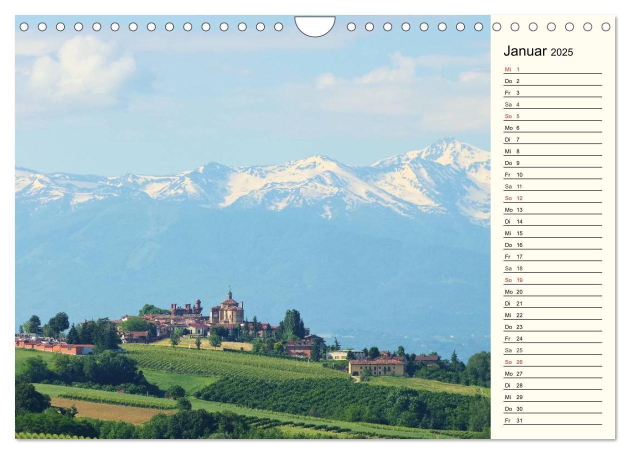 Bild: 9783435516629 | Die Langhe - Im Herzen des Piemonts (Wandkalender 2025 DIN A4...