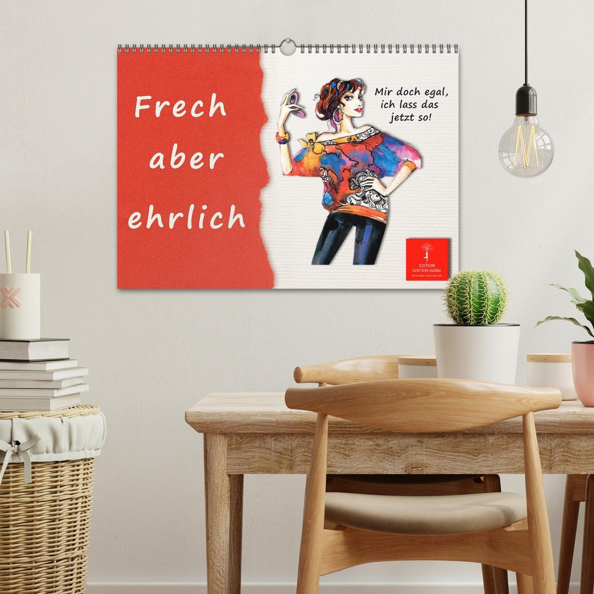 Bild: 9783383927584 | Frech aber ehrlich (Wandkalender 2025 DIN A3 quer), CALVENDO...