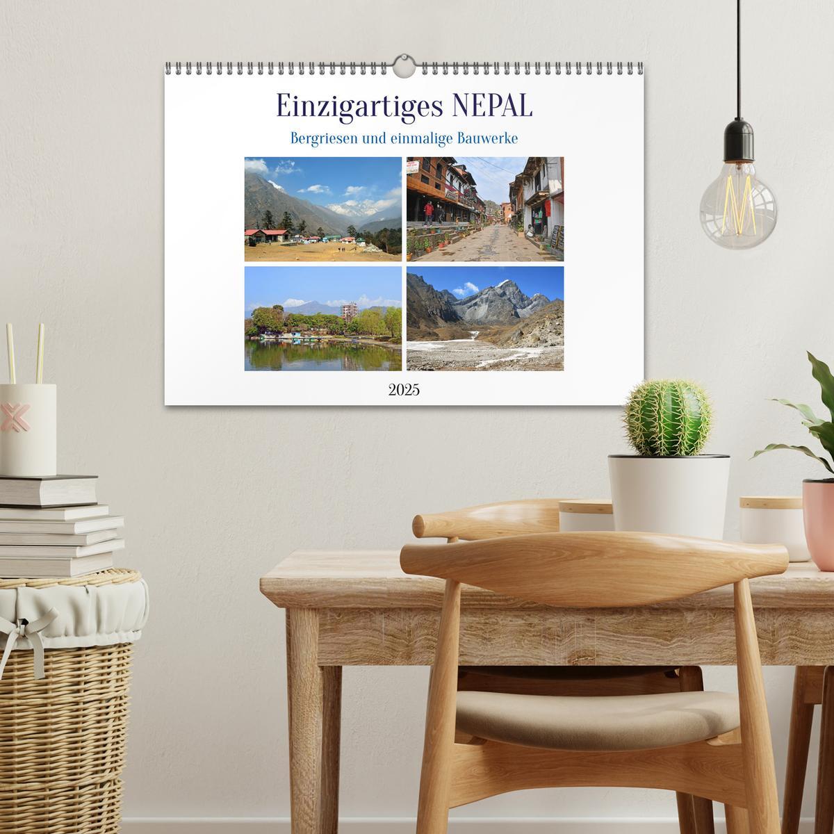 Bild: 9783383822773 | Einzigartiges NEPAL (Wandkalender 2025 DIN A3 quer), CALVENDO...