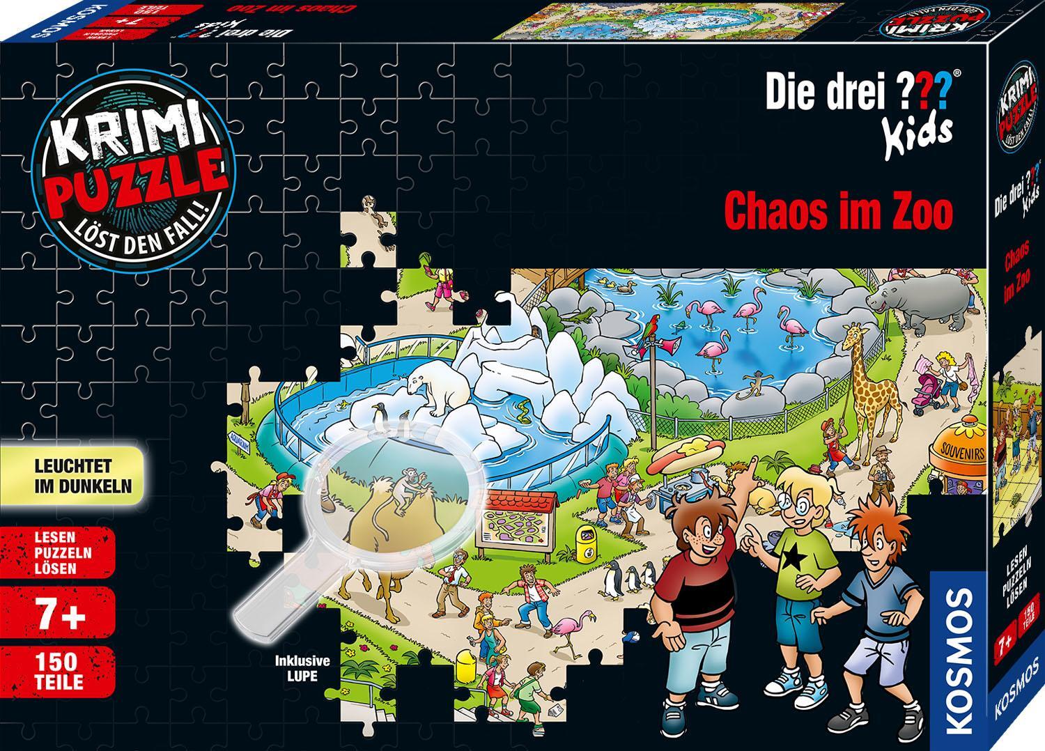 Cover: 4002051697990 | Krimipuzzle ??? Kids 150 Teile / Chaos im Zoo | 1 Spieler oder im Team