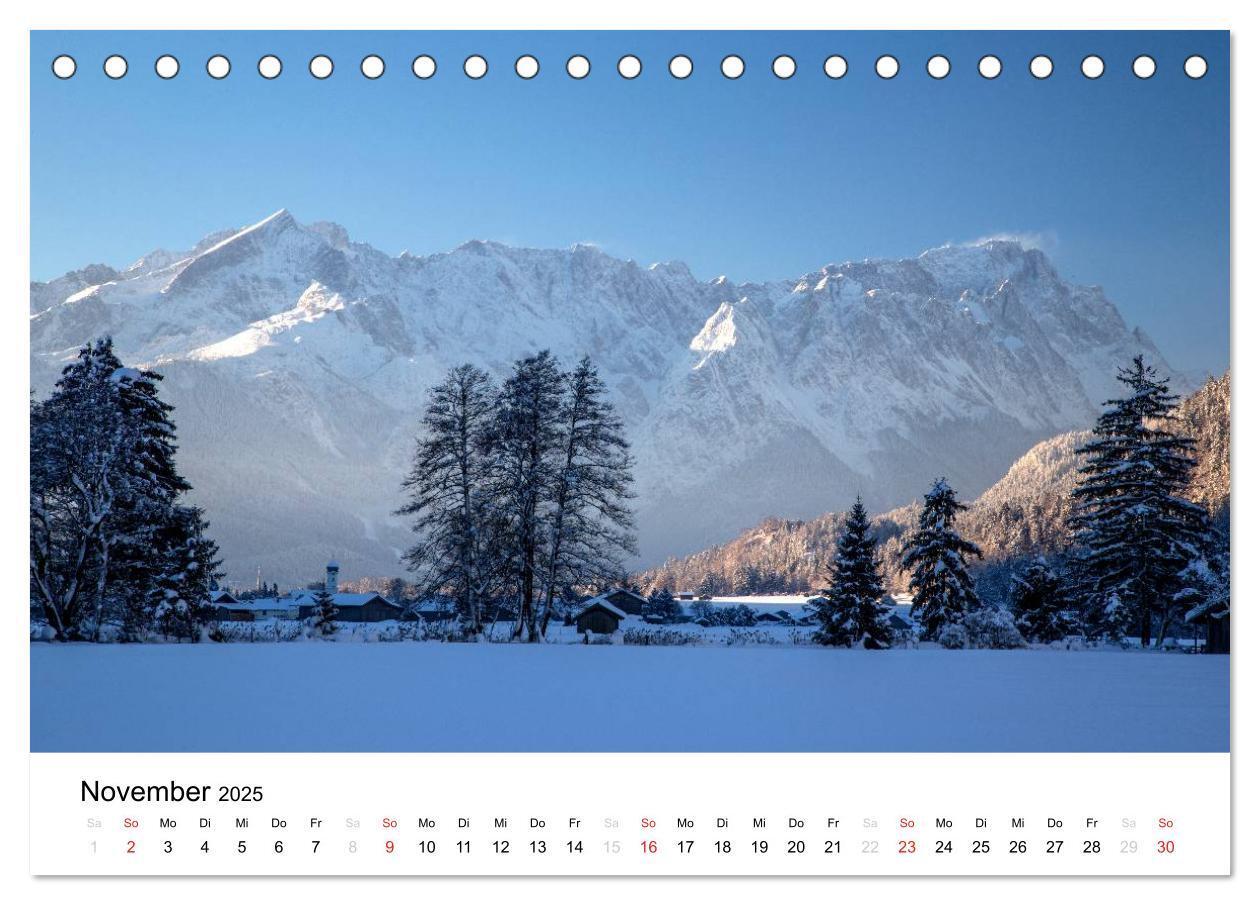 Bild: 9783435586165 | Zugspitz-Impressionen (Tischkalender 2025 DIN A5 quer), CALVENDO...