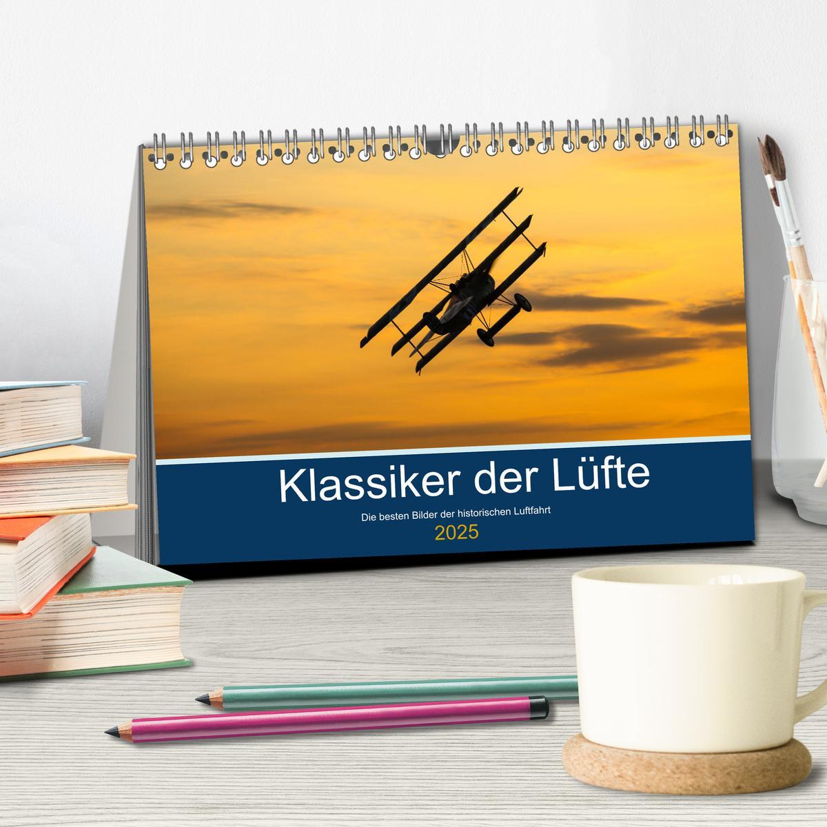 Bild: 9783435021260 | Klassiker der Lüfte (Tischkalender 2025 DIN A5 quer), CALVENDO...