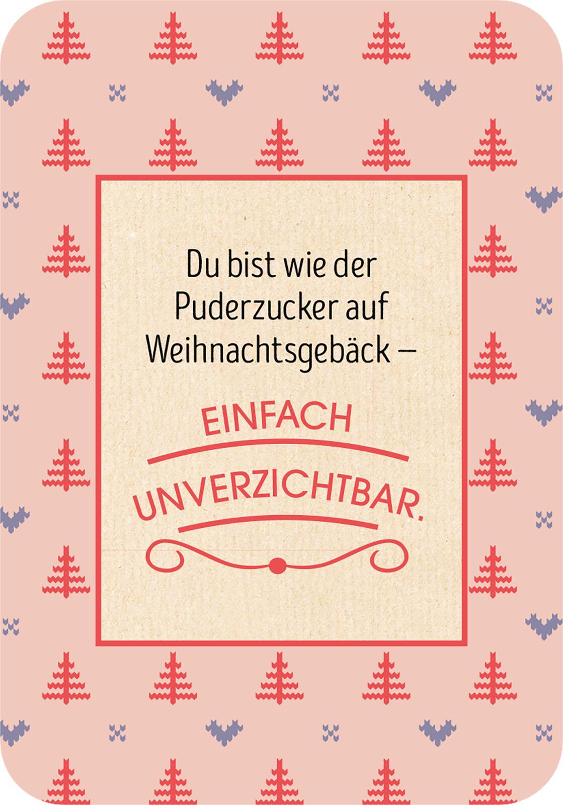 Bild: 9783845857473 | Ich denk an dich im Advent | 24 liebe Wünsche | Taschenbuch | 25 S.