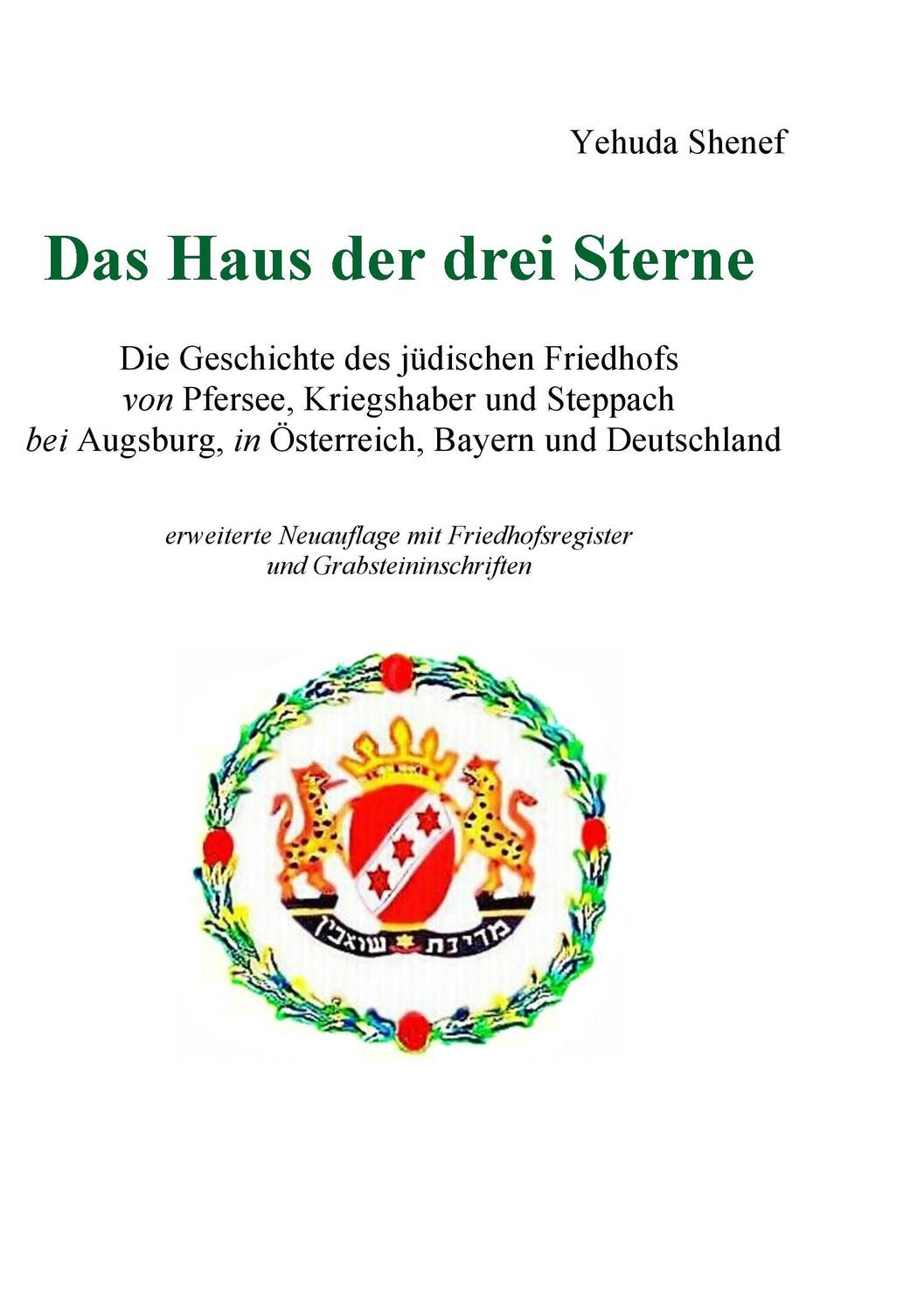 Cover: 9783743100695 | Das Haus der drei Sterne | Yehuda Shenef | Taschenbuch | Paperback