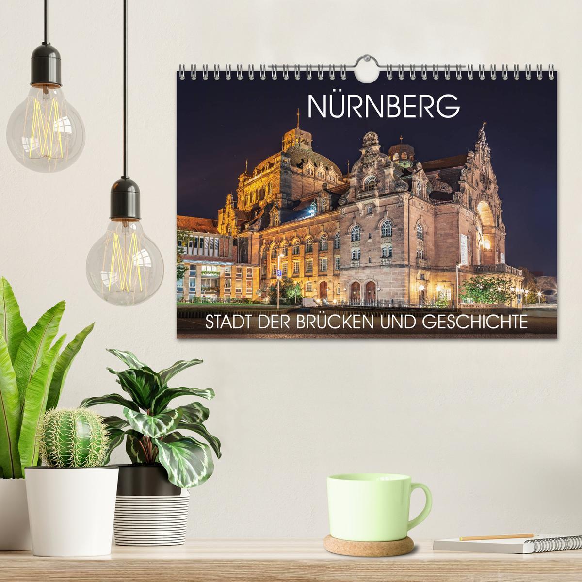 Bild: 9783435246830 | Nürnberg - Stadt der Brücken und Geschichte (Wandkalender 2025 DIN...