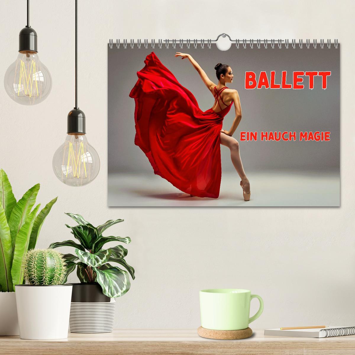 Bild: 9783457184042 | BALLETT - ein Hauch Magie (Wandkalender 2025 DIN A4 quer), CALVENDO...