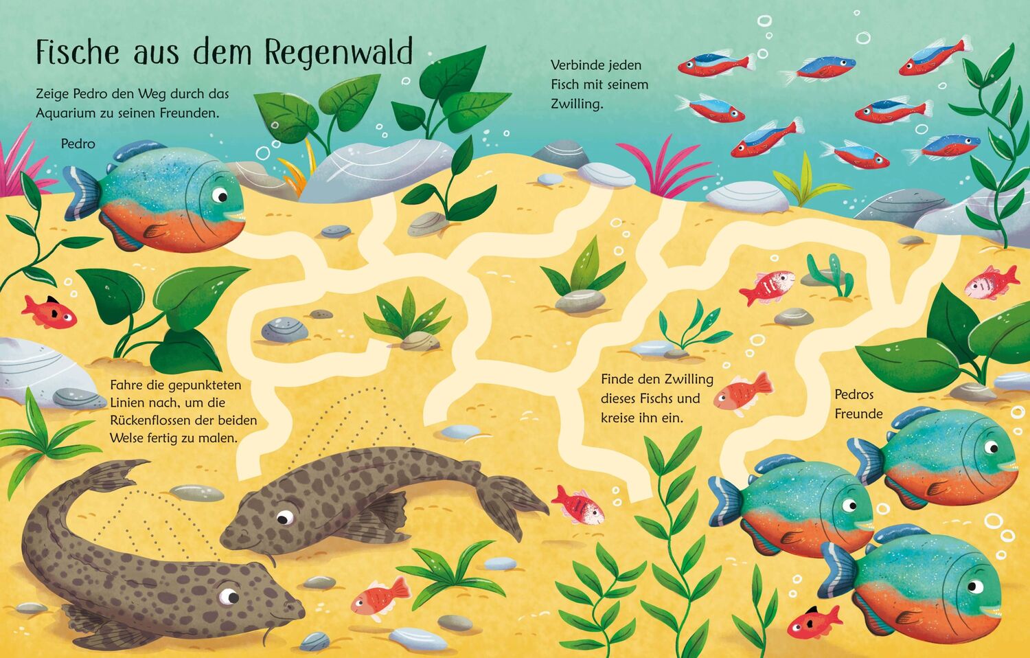 Bild: 9781789419078 | Mein Wisch-und-weg-Buch: Im Aquarium | Kirsteen Robson | Broschüre