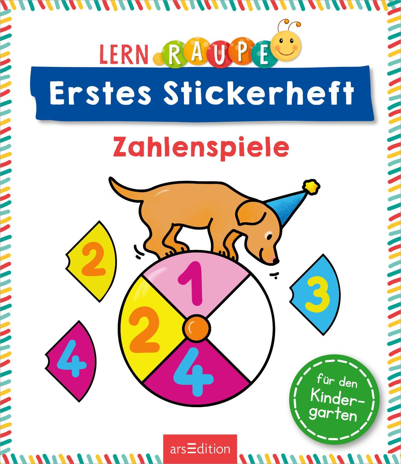 Bild: 9783845851617 | Lernraupe - Erstes Stickerheft - Zahlenspiele | Corina Beurenmeister