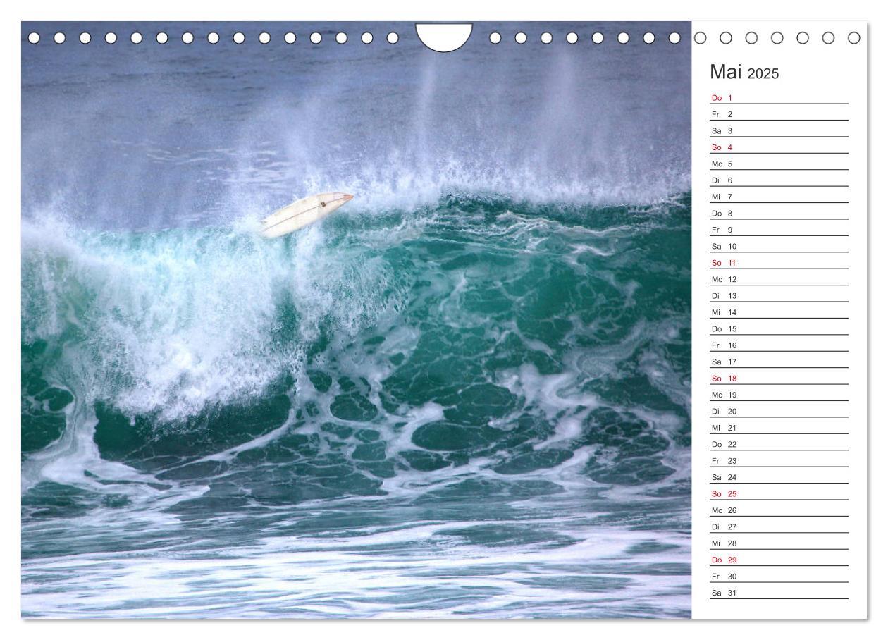 Bild: 9783435382149 | Surfen - Spaß auf den Wellen (Wandkalender 2025 DIN A4 quer),...