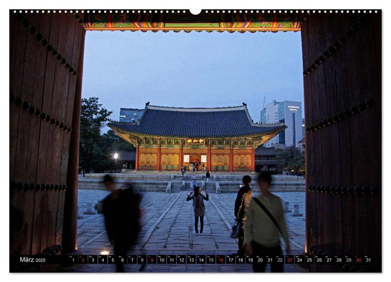 Bild: 9783435741038 | Seoul (Wandkalender 2025 DIN A2 quer), CALVENDO Monatskalender | 2025