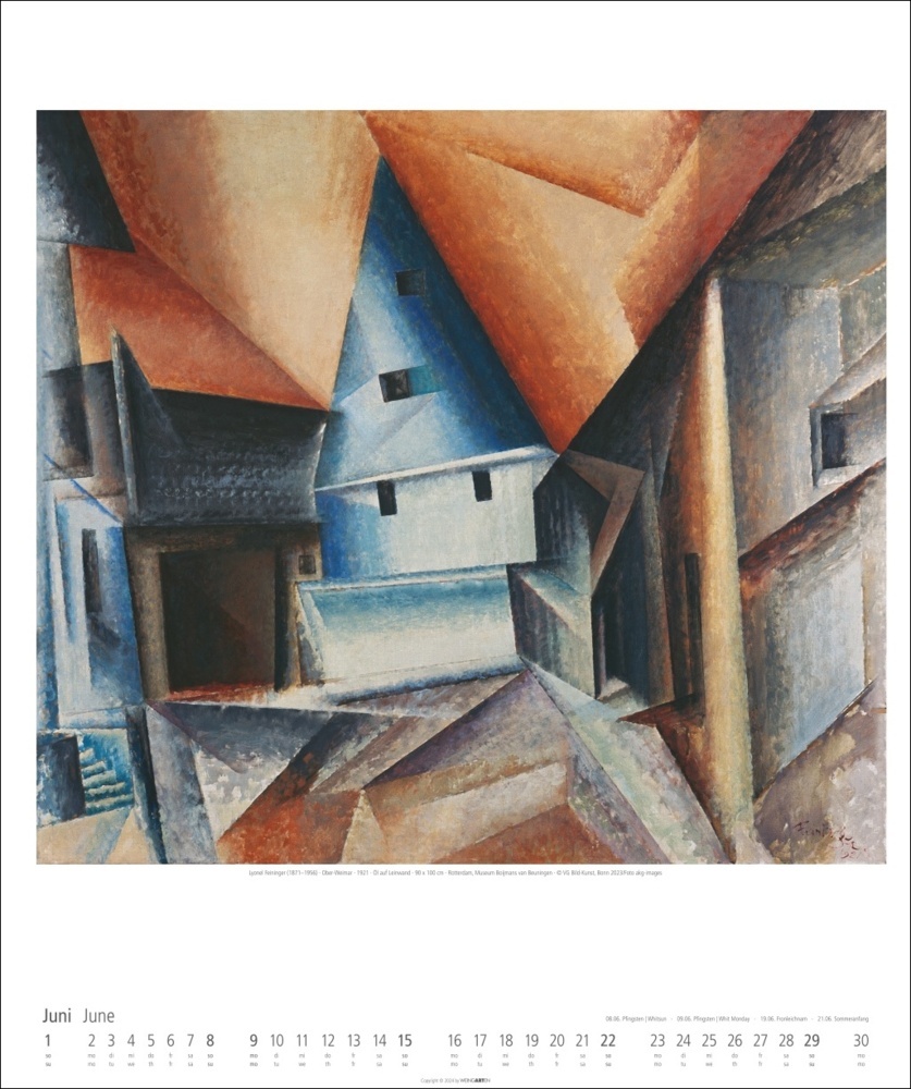 Bild: 9783839900147 | Lyonel Feininger Kalender 2025 | Lyonel Feininger | Kalender | 14 S.