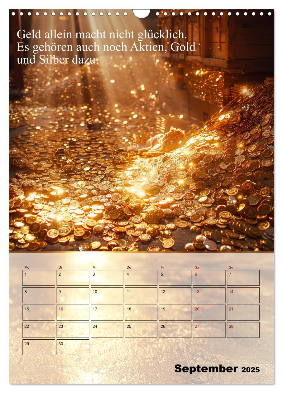 Bild: 9783435832088 | Der Geld-Anlock-Kalender (Wandkalender 2025 DIN A3 hoch), CALVENDO...