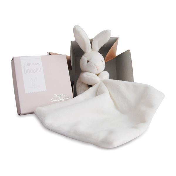 Cover: 3561860003039 | Hase mit Schmusetuch, natur 10cm | J'aime mon doudou | DOUDOU