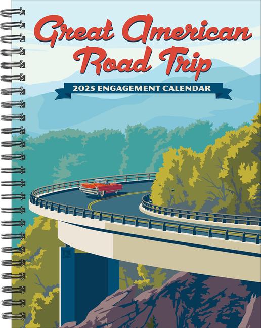 Cover: 9781549246142 | Great American Road Trip 2025 6.5 X 8.5 Engagement Calendar | Kalender