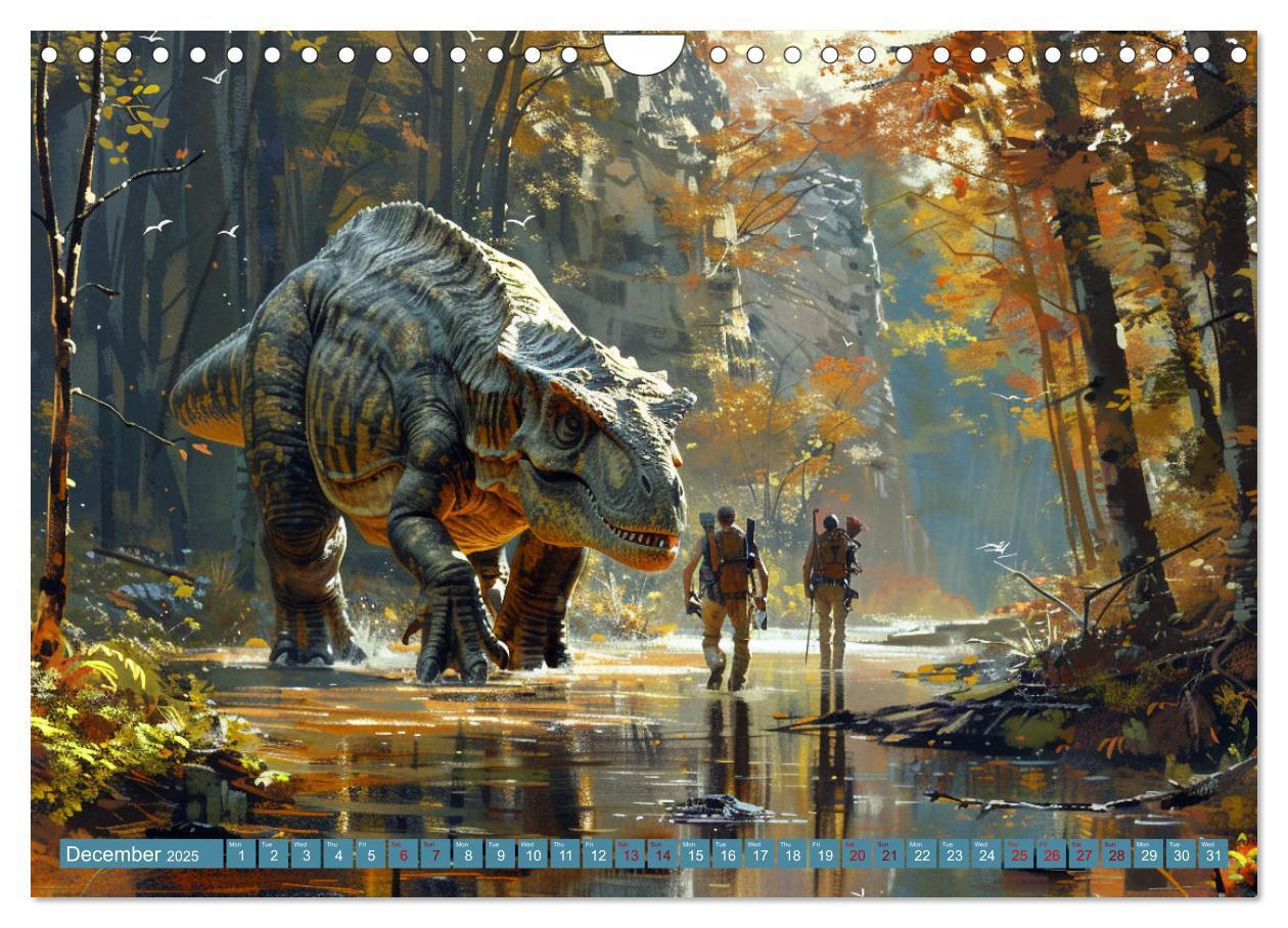 Bild: 9781325977895 | Dinosaur Legends (Wall Calendar 2025 DIN A4 landscape), CALVENDO 12...