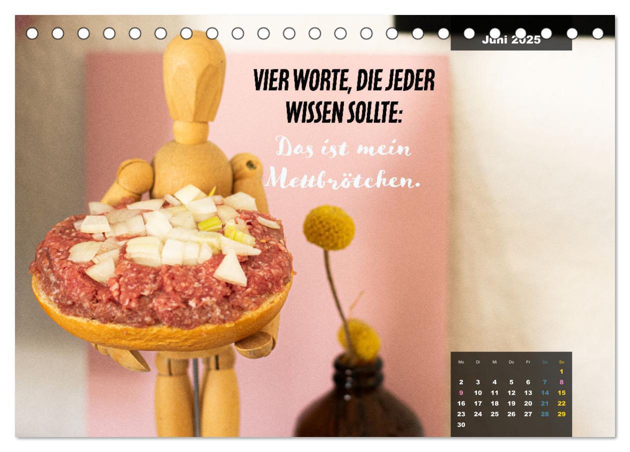 Bild: 9783435032341 | Mettkalender - Spread some more Mett (Tischkalender 2025 DIN A5...