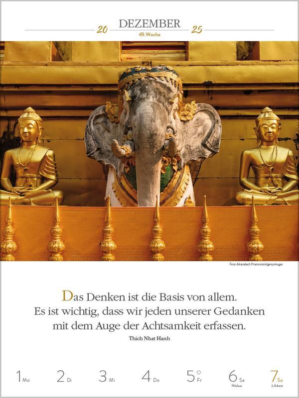 Bild: 9783731877264 | Buddhistische Weisheiten 2025 | Verlag Korsch | Kalender | 54 S.