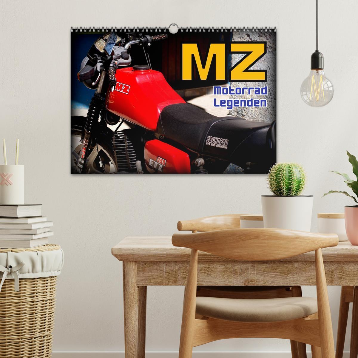 Bild: 9783435485000 | Motorrad-Legenden - MZ (Wandkalender 2025 DIN A3 quer), CALVENDO...