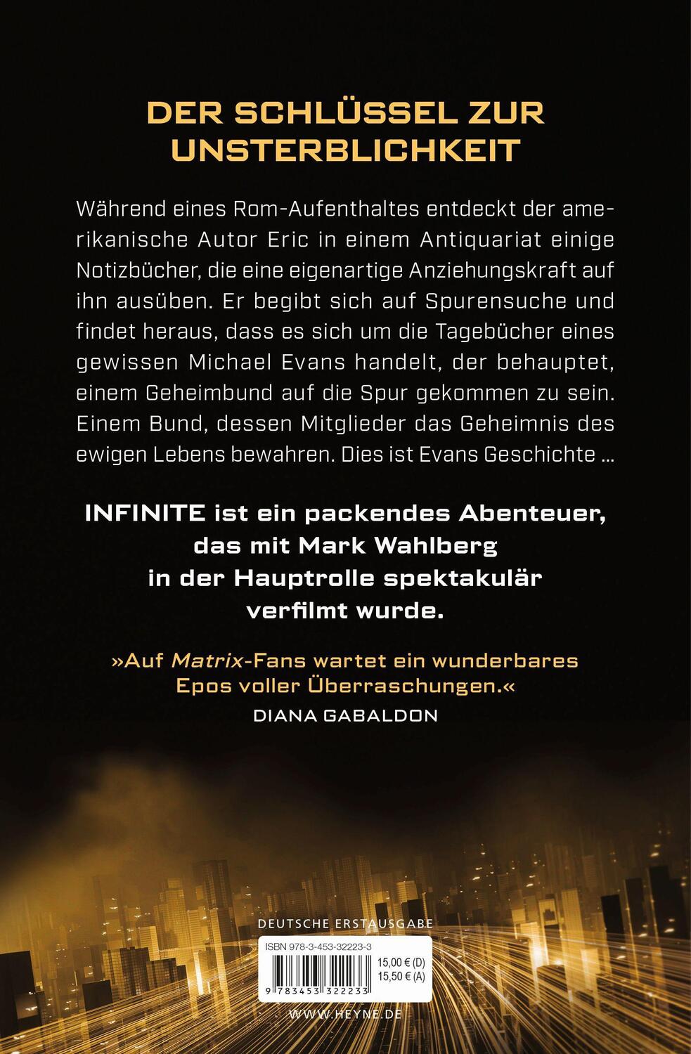 Bild: 9783453322233 | Infinite - Die Unsterblichen | Roman | D. Eric Maikranz | Taschenbuch