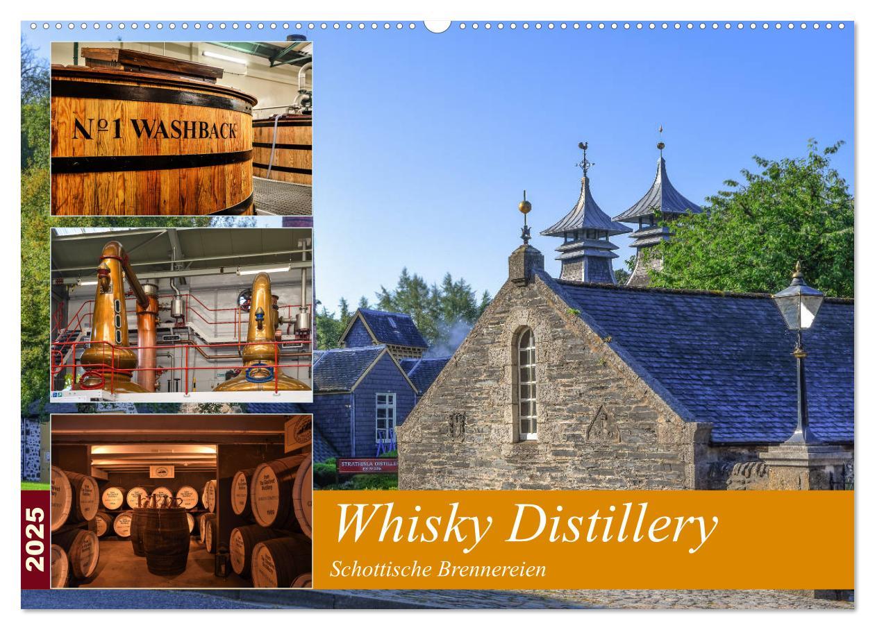 Cover: 9783435197545 | Whisky Distillery - Schottische Brennereien (Wandkalender 2025 DIN...