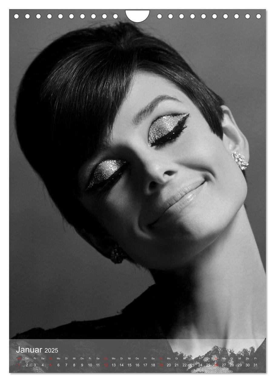 Bild: 9783457048047 | Hollywood-Diva - Audrey Hepburn (Wandkalender 2025 DIN A4 hoch),...