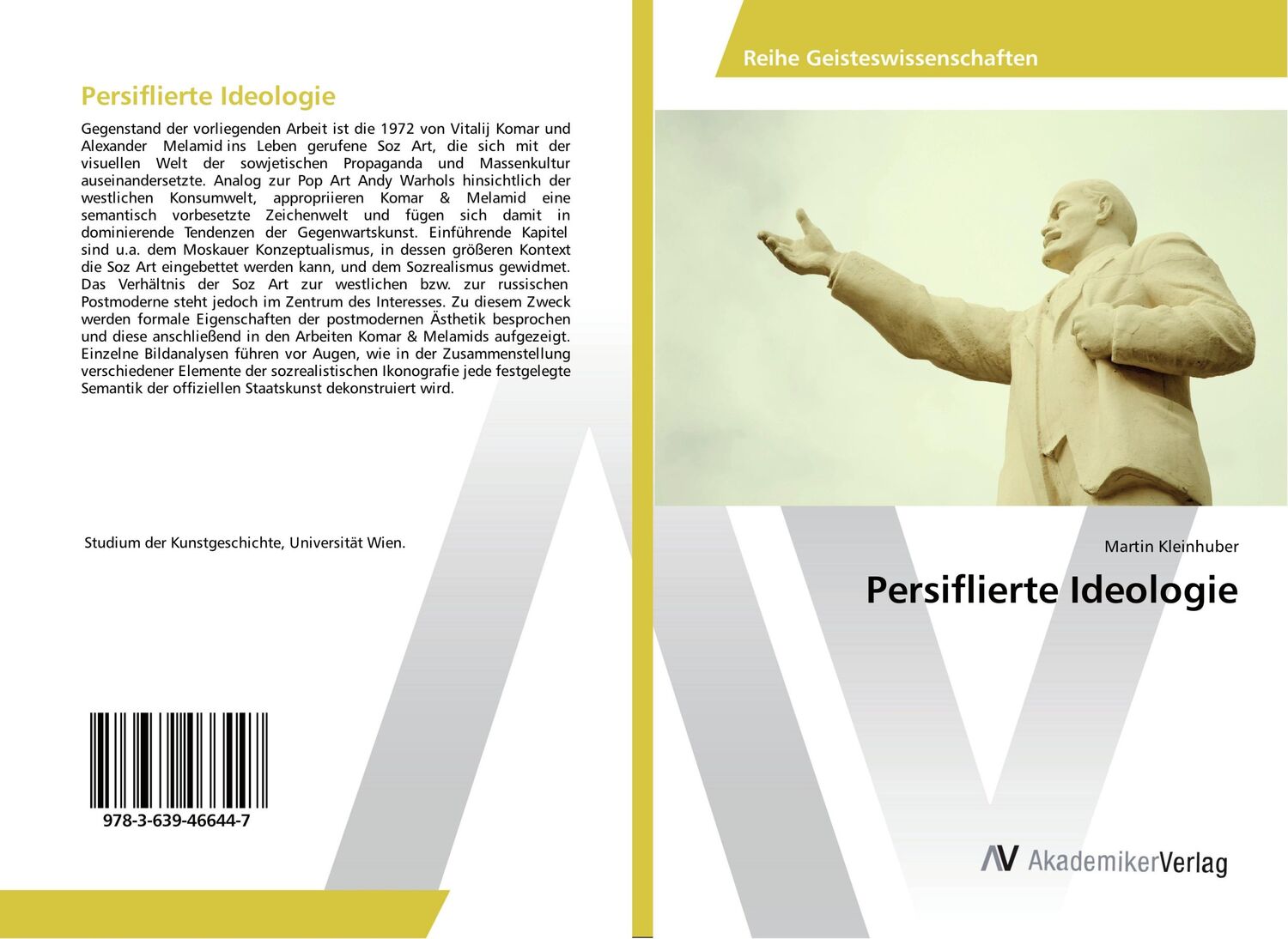 Cover: 9783639466447 | Persiflierte Ideologie | Martin Kleinhuber | Taschenbuch | Paperback