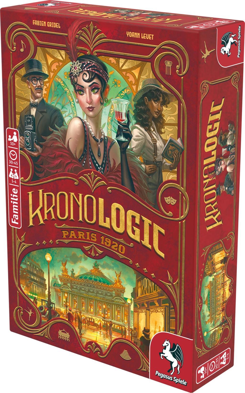 Bild: 4250231740060 | Kronologic - Paris 1920 | Spiel | 18710G | Deutsch | 2024 | Pegasus