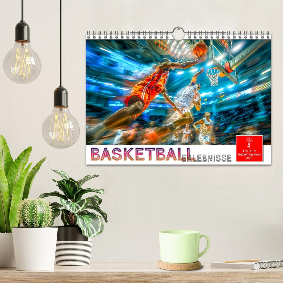 Bild: 9783457146682 | Basketball Erlebnisse (Wandkalender 2025 DIN A4 quer), CALVENDO...