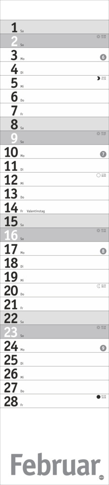 Bild: 9783756406340 | Langplaner, silber 2025 | Kalender | Spiralbindung | 13 S. | Deutsch